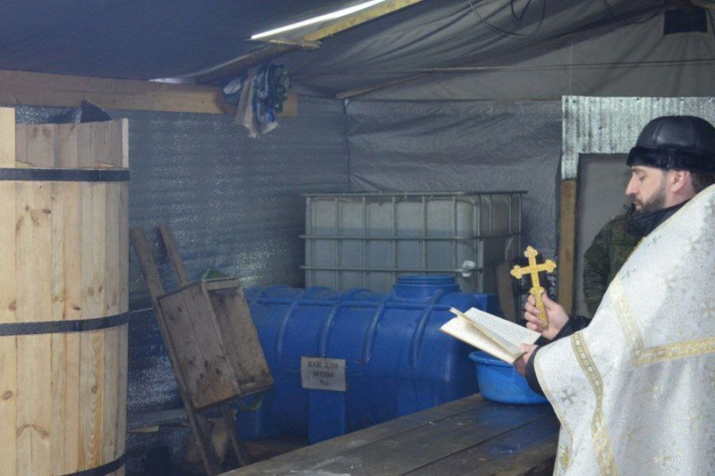 Крещенская благодать для защитников Отечества