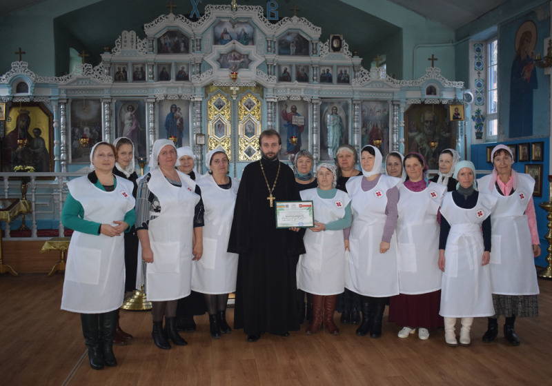 В храме Архангела Михаила пос. Каменоломни состоялось рабочее совещание сестер Марфо-Мариинского сестричества
