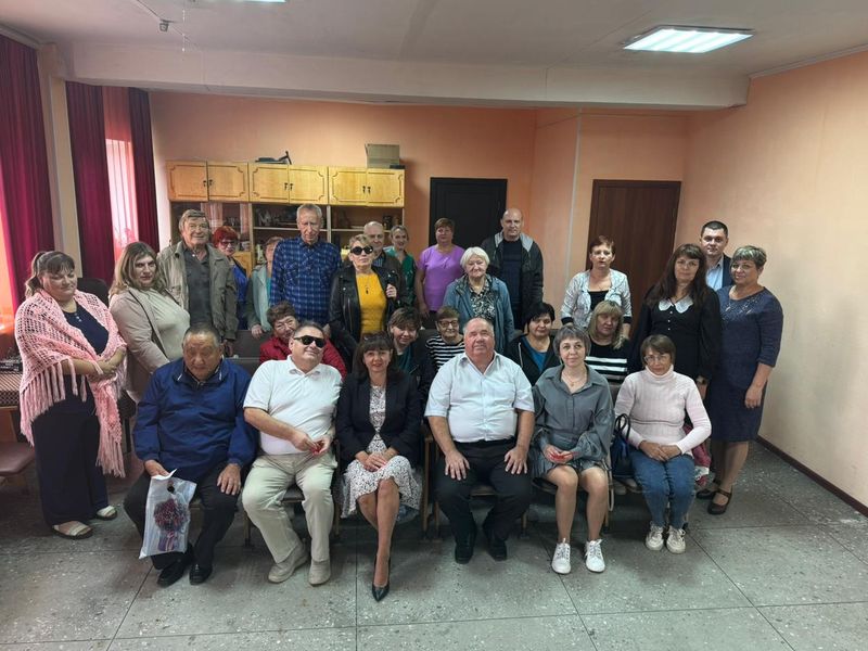 В Новошахтинске прошло торжественное мероприятии, посвященное 100-летию образования Ростовской областной организации Всероссийского Общества слепых   