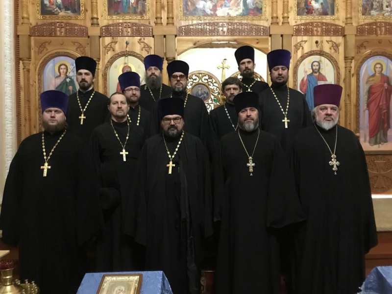 Расширенное заседание епархиального Отдела по взаимодействию с казачеством состоялось в храме равноапостольного князя Владимира г. Шахты