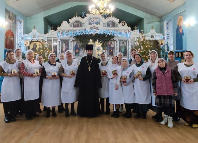 В Святочные дни прошла традиционная встреча сестёр милосердия с духовником