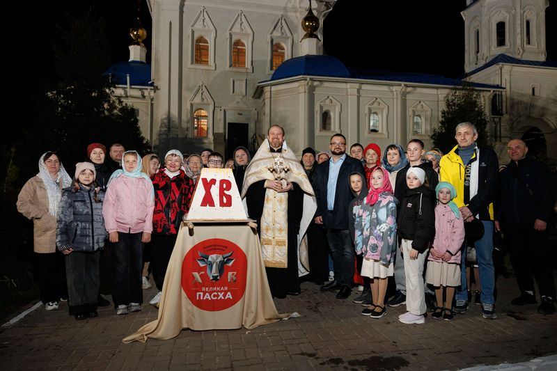 Пасха Господня в Донском храме Новошахтинска.