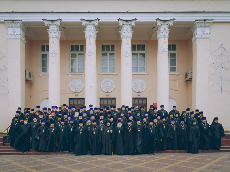 Преосвященнейший епископ Симон возглавил годовое собрание духовенства Шахтинской епархии