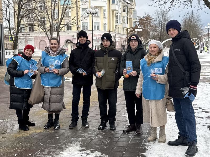 Миссионерскую акцию «Мандарин» провела молодежь Александровск-Грушевского благочиния