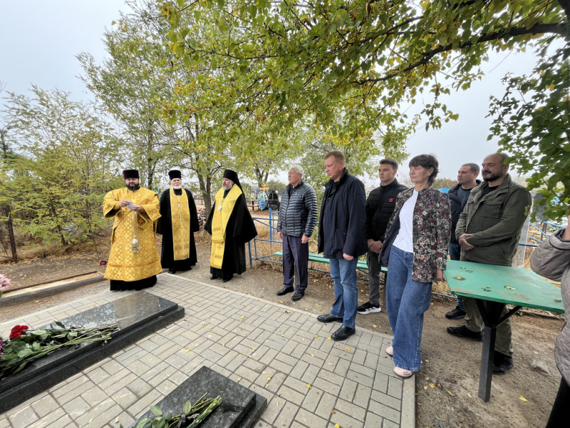 Преосвященнейший епископ Симон совершил заупокойную литию по благотворителю многих храмов Шахтинской епархии А.В. Копылову