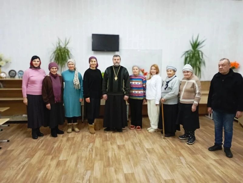 Занятие воскресной школы для взрослых проведено в ДК им. М.П.Чиха поселка Майского