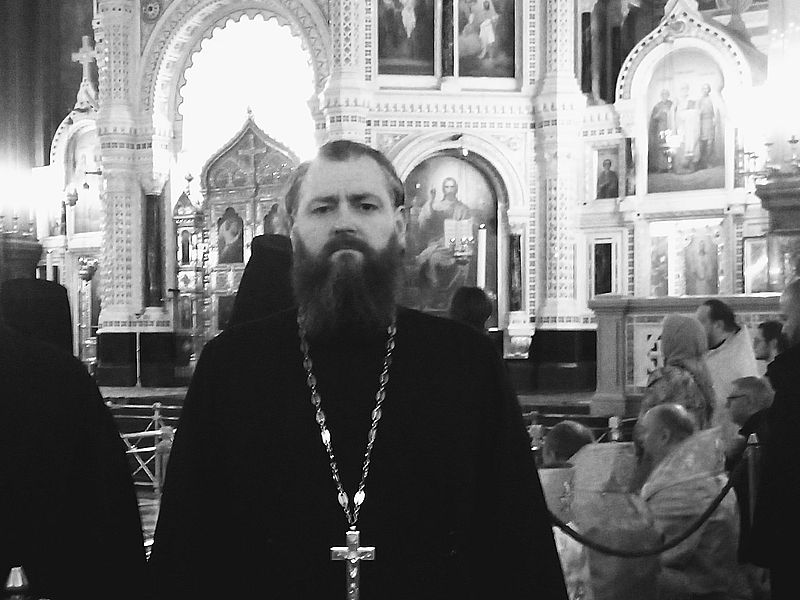 Иерей Алексей Скосарев принял участие в праздничном богослужении в храме Христа Спасителя