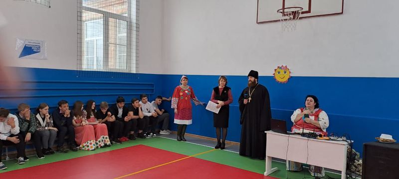 Иерей Андрей Павленков принял участие в мероприятии «Масленица, приготовление к Великому посту»