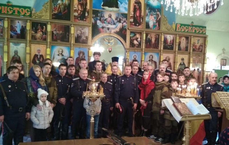 В храме Вознесения Господня слободы Красюковской прошла присяга казаков Нижне-Донского юрта