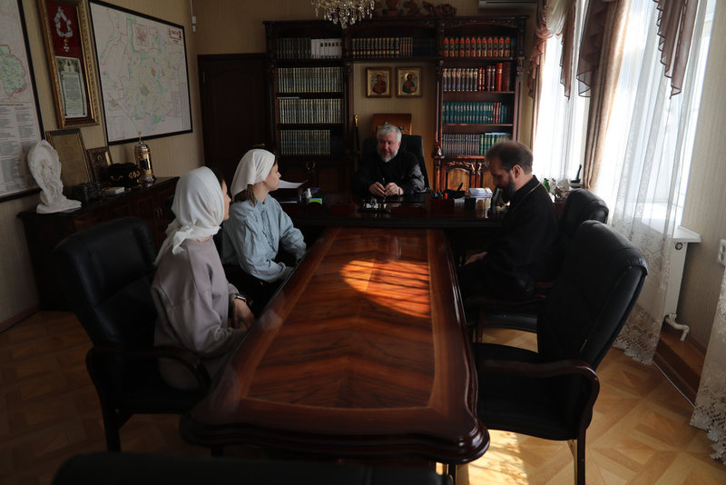 Епископ Симон встретился с лауреатом конкурса церковного краеведения