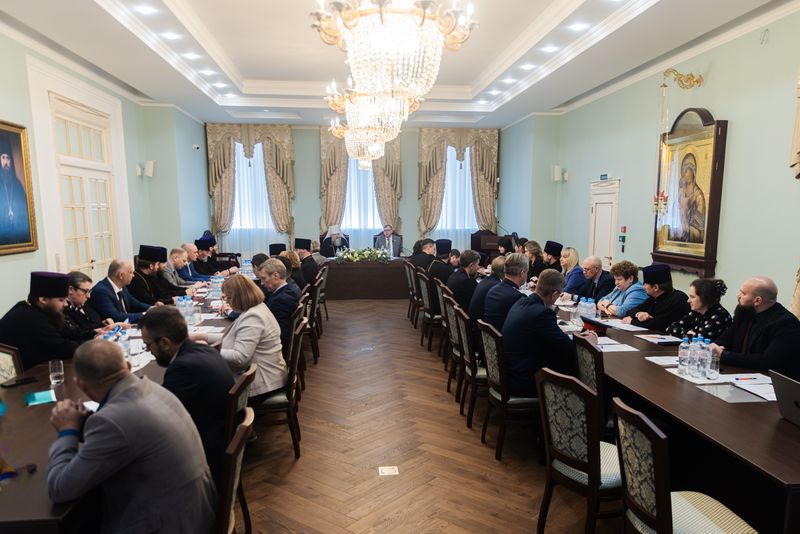 Председатель ОРОиК Шахтинской епархии принял участие в  заседании оргкомитета XXX Димитриевских образовательных чтений