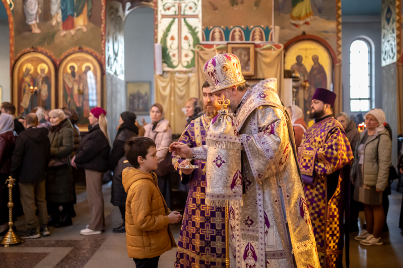 Всенощное бдение в Покровском кафедральном соборе города Шахты