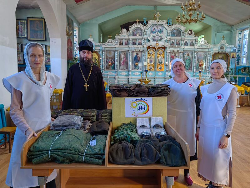 Марфо-Мариинское сестричество, при поддержке приходских добровольцев и районных волонтёров, собрало и отправило военнослужащим очередную партию гуманитарного груза