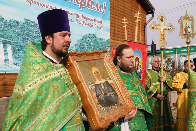 Храмовый праздник отметил приход в честь святой блаженной старицы Матроны Московской города Донецка