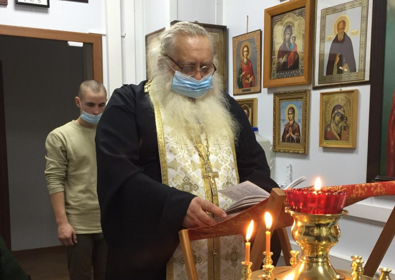 Таинство Крещения в воинской части