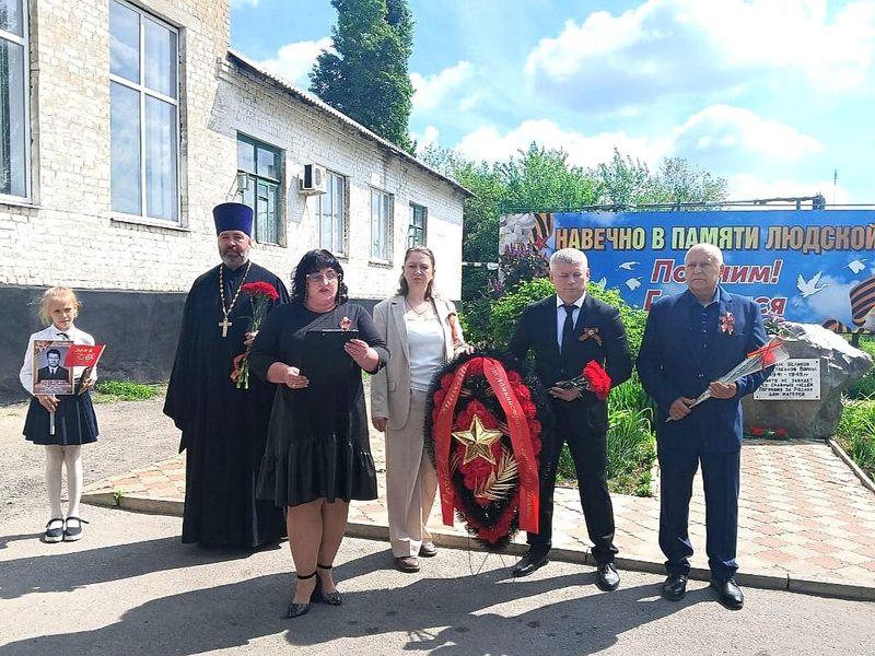 Митинг, посвященный Дню Победы, прошел в поселке Таловом