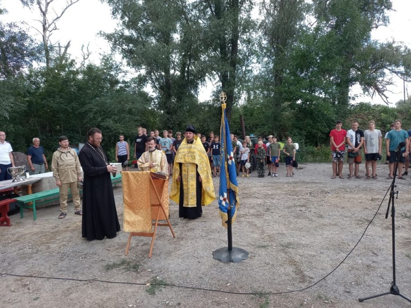 В ст. Боковской прошли военно-полевые сборы допризывной казачьей молодежи Верхне-Донского округа
