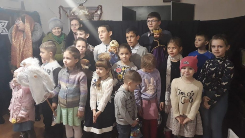 Рождественский праздник состоялся в воскресной школе при храме святителя Тихона Задонского ст. Кривянской