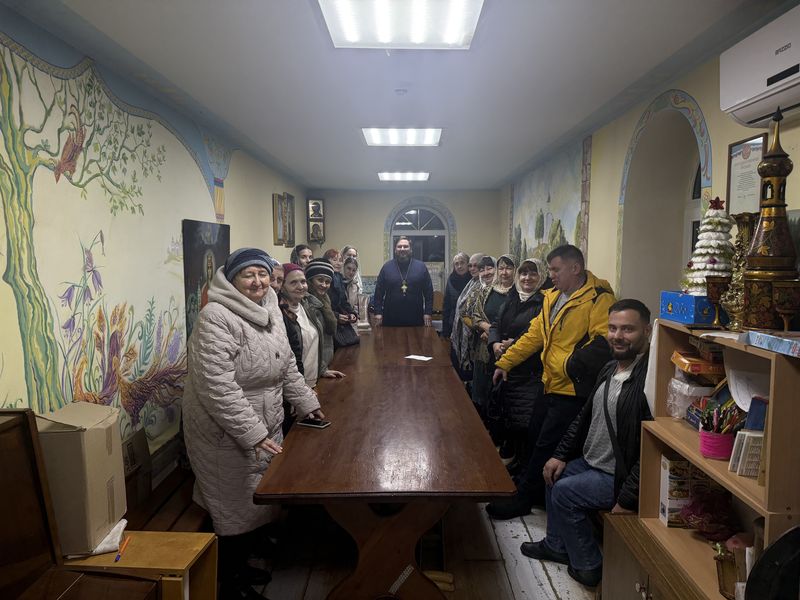 Библейская группа в Державном храме города Донецка