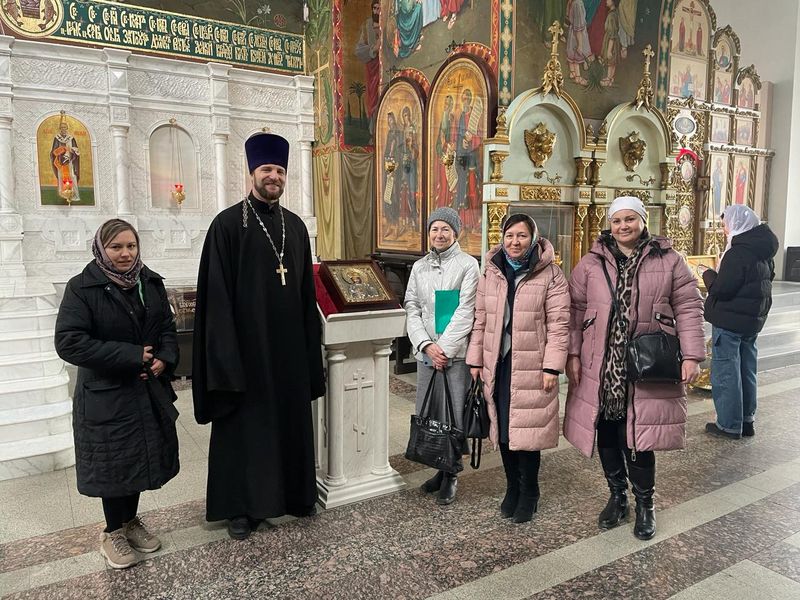 Состоялась встреча делегациий паломнических отделов Шахтинской и Волгодонской епархий