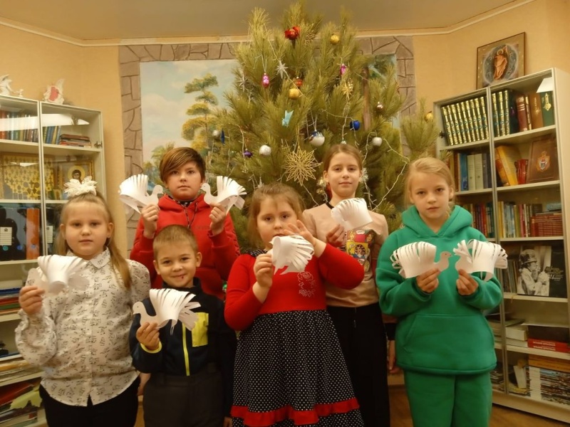 Праздник Крещения Господня в воскресной школе «Азы Православия» Донецкого Успенского архиерейского подворья