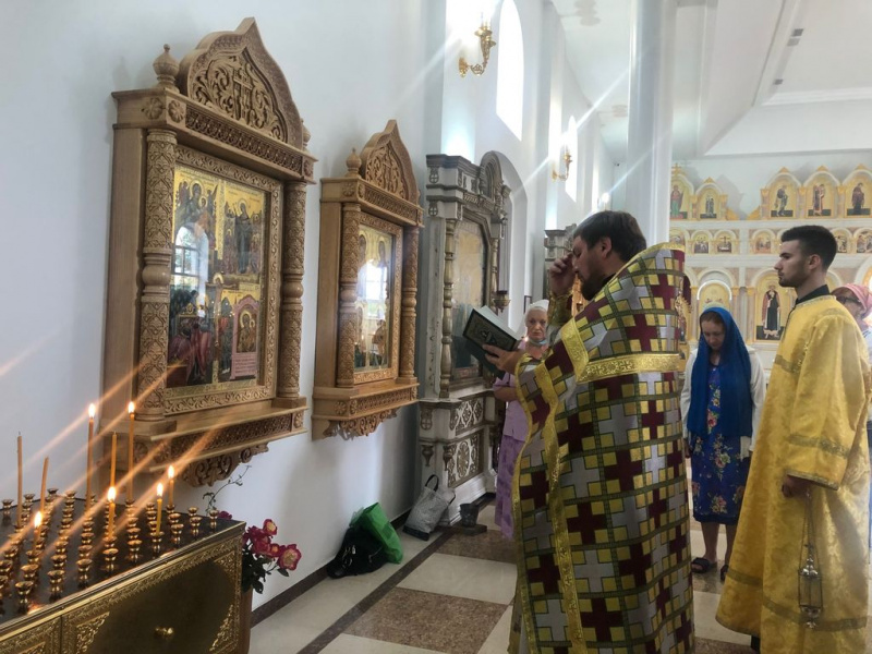 В Державном храме города Донецка появилась уникальная четырехчастная икона