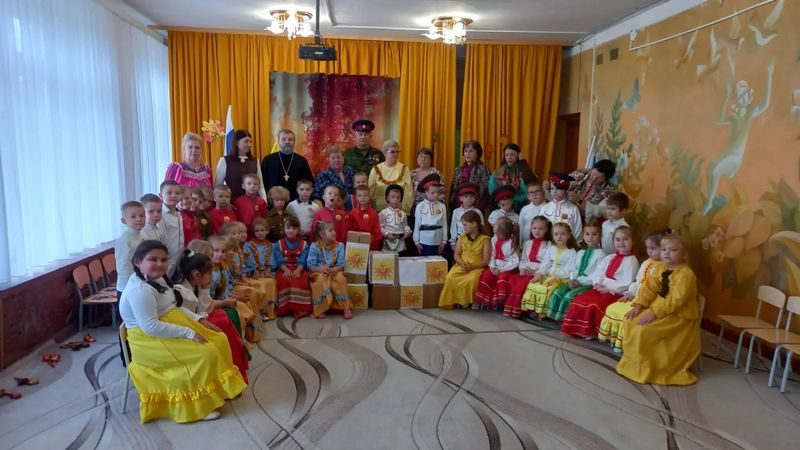 В детском саду №28 поселка Майского прошел праздник юных казачат