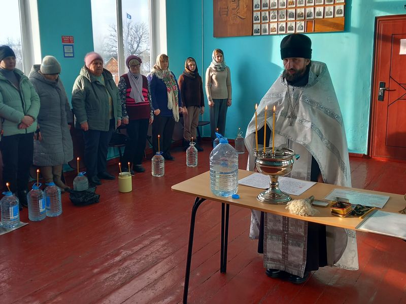 Великое освящение воды в хуторе Табунщиково