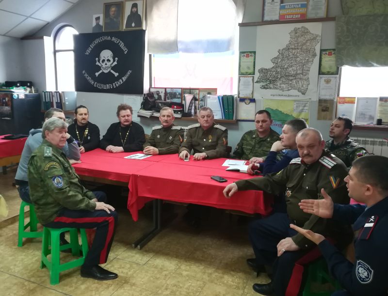 В городе Шахты состоялось собрание атаманов казачьих обществ Александровск-Грушевского юрта