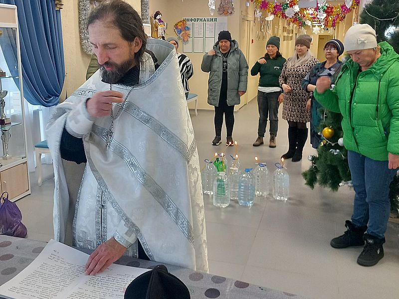 Великое освящение воды в станице Владимирская и в хуторе Большая Федоровка