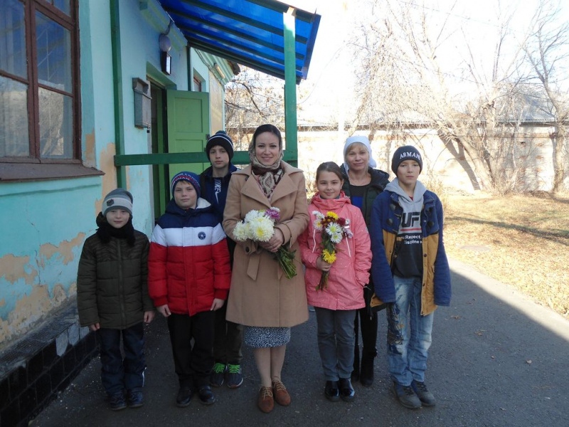 Нравственная беседа о христианской мудрости состоялась в воскресной школе «Радость» при храме Почаевской иконы Божией Матери г. Каменск-Шахтинский