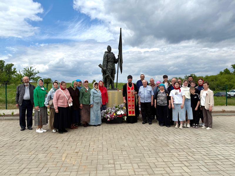 На приходе Иоанна Предтечи станицы Боковской прошел праздник, посвященный 80-летию Победы в Великой Отечественной войне