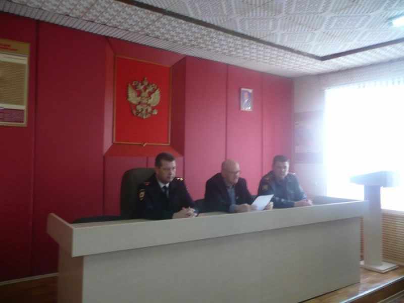 Общественный совет при Управлении внутренних дел г. Шахты встретился с личным составом отдела полиции № 2