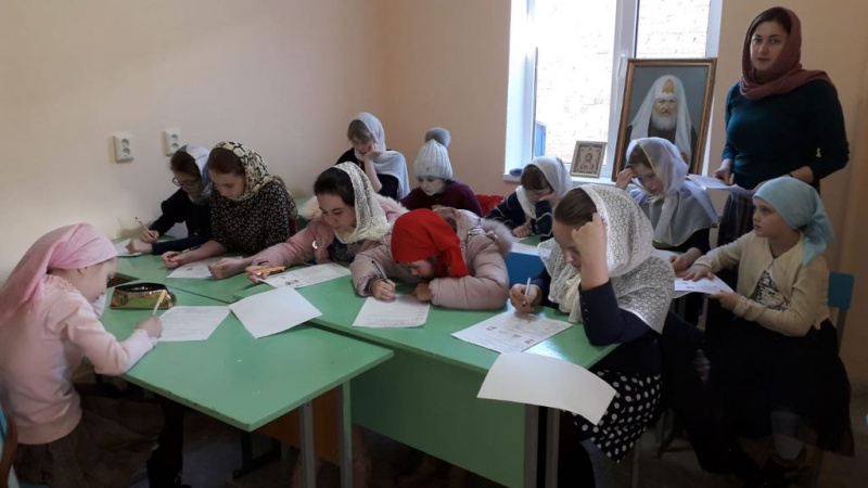 В Чернышевском благочинии состоялся первый тур Кирилло-Мефодиевской олимпиады по Священной истории и Закону Божьему