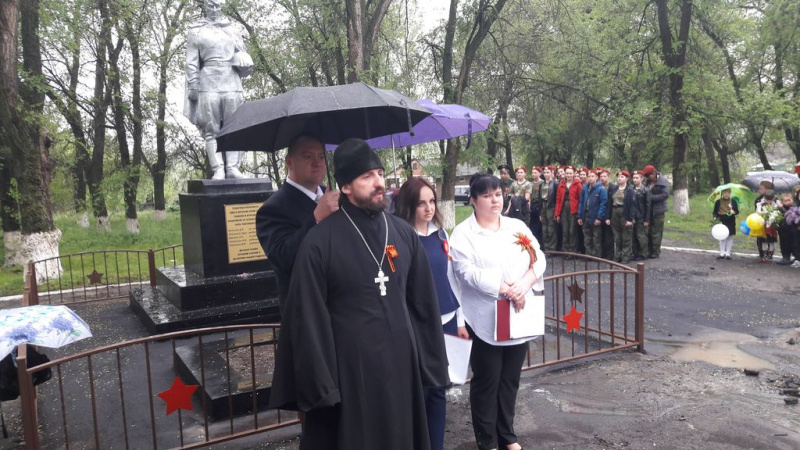 В хуторе Табунщиково состоялся митинг, посвященный Дню Победы