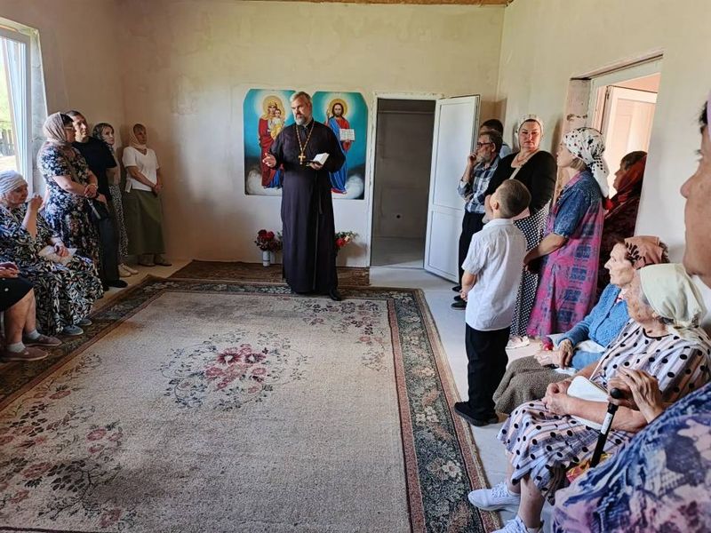 В храме апостола Андрея Первозванного прошло очередное занятие библейской группы 