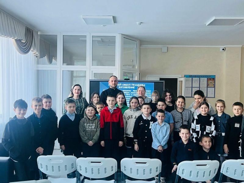 Час духовной культуры, посвящённый Крещению Господню, прошёл в Кашарском районе