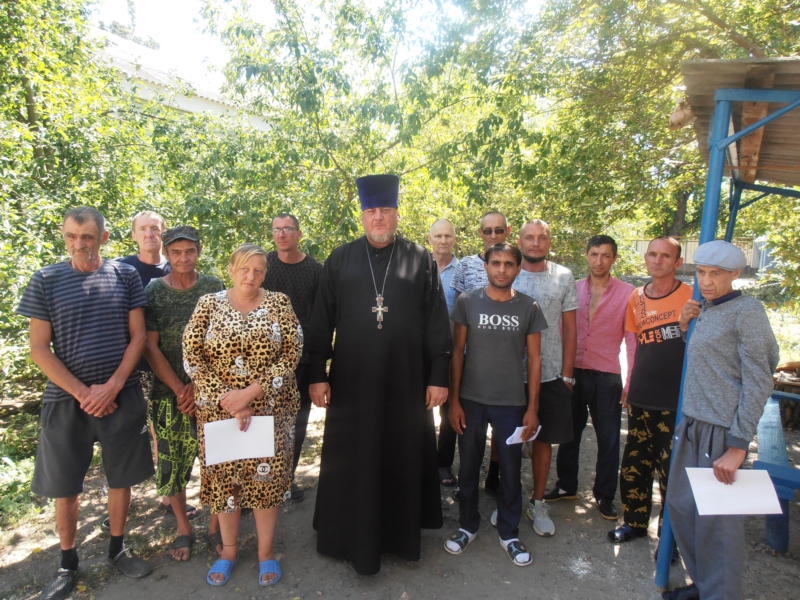 Беседа с пациентами туберкулёзного диспансера больницы города Каменск-Шахтинский 