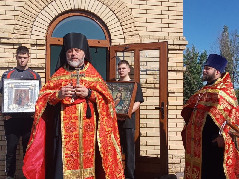 В часовне слободы Греково состоялся водосвятный молебен