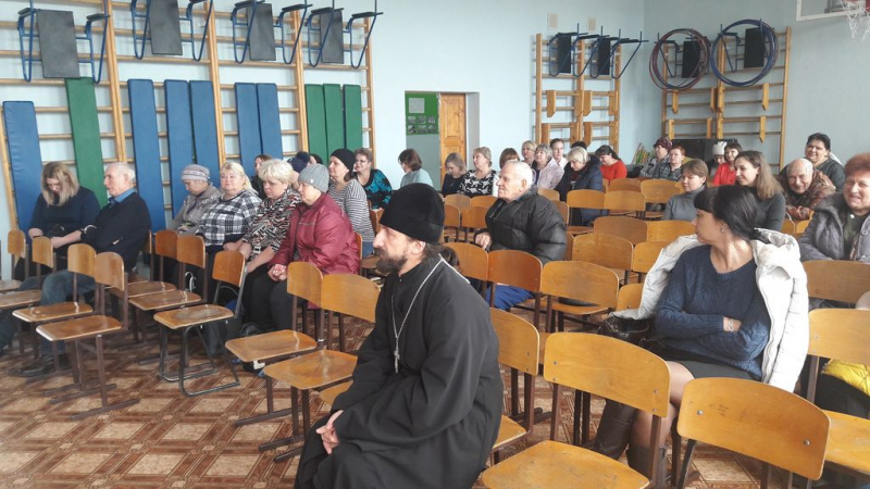 Иеромонах Арсений Алимов принял участие в годовом отчете главы Администрации пос. Горный