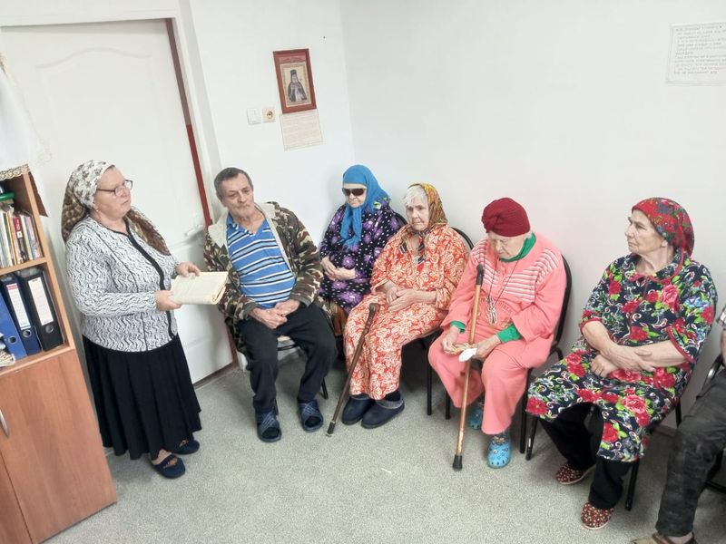 «Иоанн Богослов – апостол любви» – занятие по Закону Божьему в доме престарелых