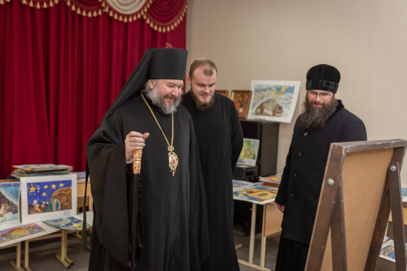 Председатель жюри Преосвященнейший епископ Симон принял участие в подведении итогов VIII открытого епархиального фестиваля православной культуры и творчества «Свет Рождества» 2022 г.