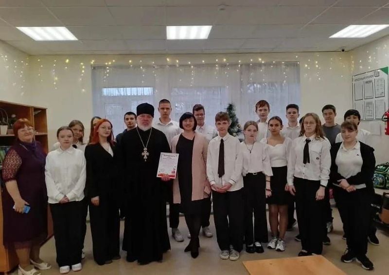 Рождественская встреча состоялась в школе №15 города Шахты