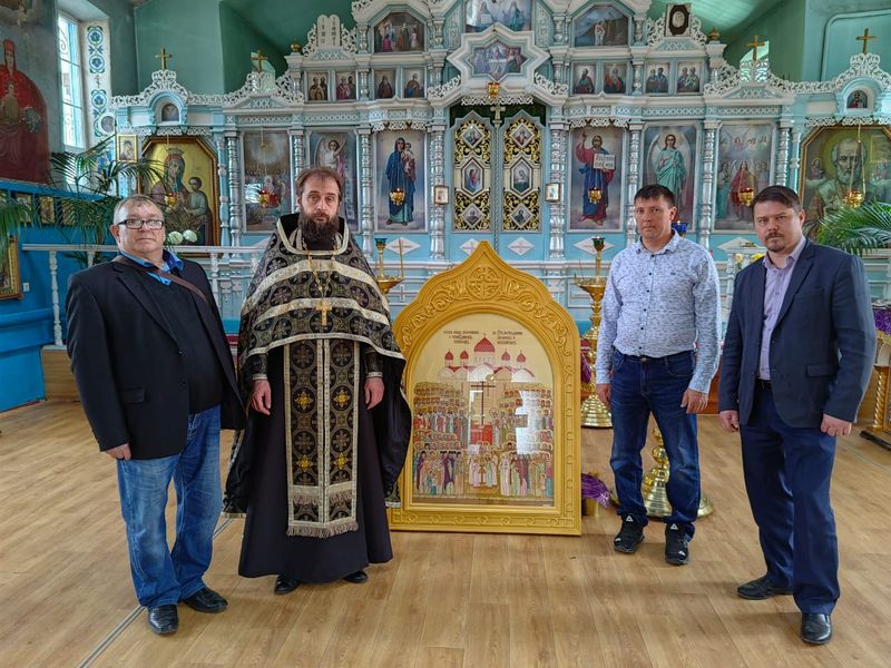 Для часовни всех святых новомучеников и исповедников Церкви Русской п. Верхнегрушевский освятили икону
