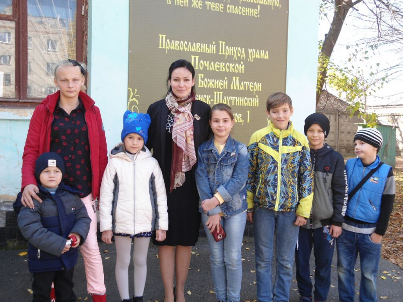 В воскресной школе «Радость» при храме Почаевской иконы Божией Матери г. Каменск-Шахтинский прошло занятие, посвященное природе и отношению христиан к ней