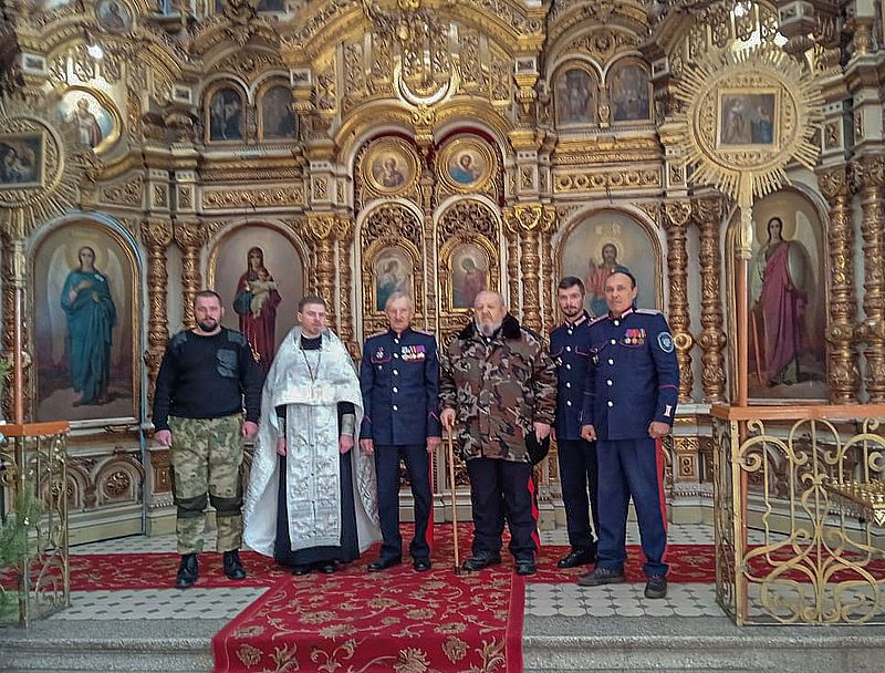 В храме Успения Пресвятой Богородицы станицы Гундорвской протоиерей Глеб Гладышев совершил панихиду в память казаков – жертв репрессий и геноцида 1919 года