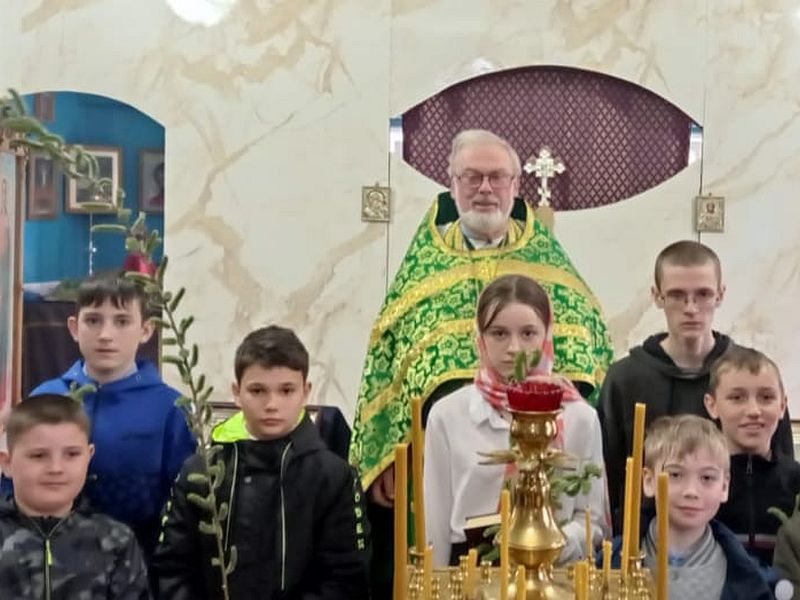 Вербное воскресенье в п. Нижнедонской