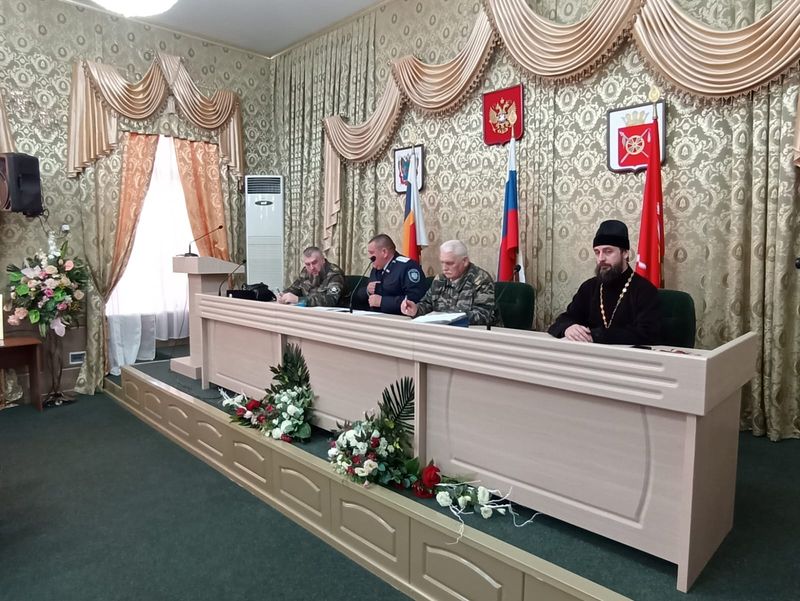 Совет атаманов Нижнедонского юрта прошёл в п. Каменоломни