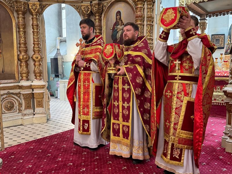 В Донецком благочинии совершили Литургию в день памяти князей Бориса и Глеба