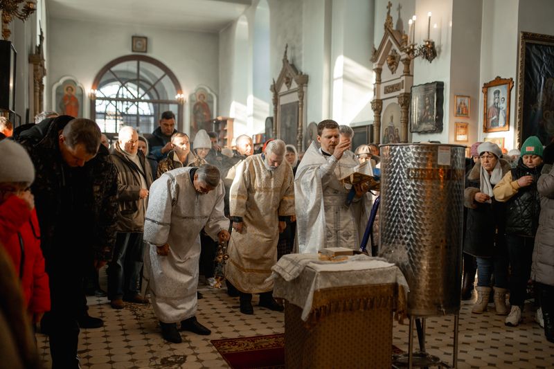 В станице Гундоровской отпраздновали Крещение Господне